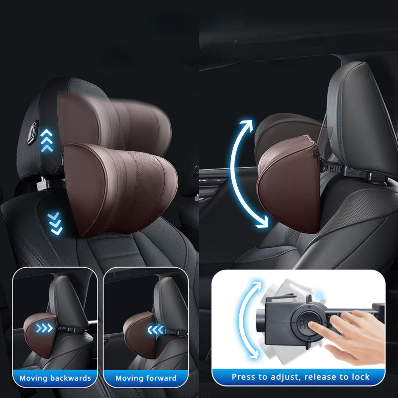 Easy adjustment car headrest suitable for everyone